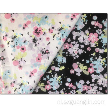 98% katoen 2% spandex twill print stof